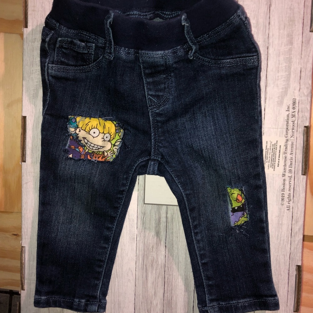 Rugrats distressed jeans